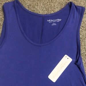 NWT Soft Surroundings Timely Tank. Purple. XS  Excellent condition
